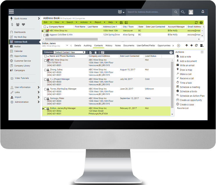 Maximizer CRM Software on PC
